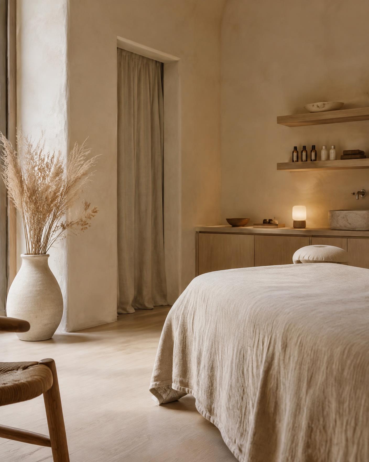 The studio treatment room